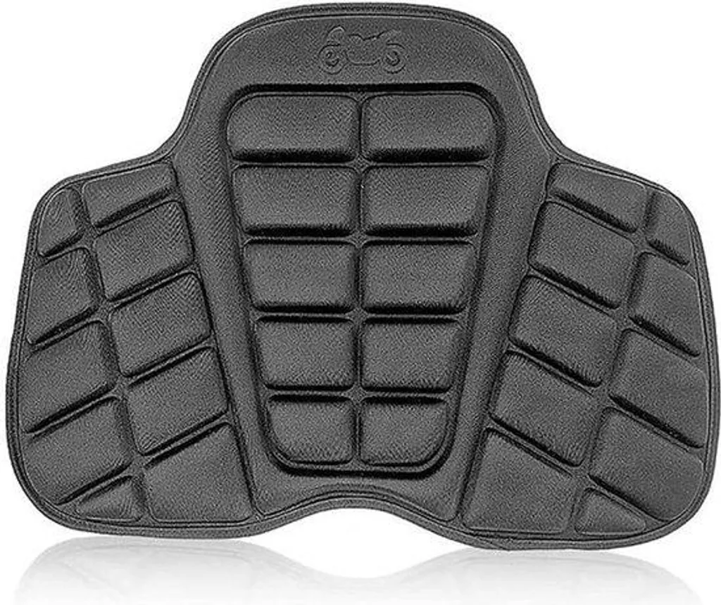 Coussin moto amortissant avec maille 3D et revêtement antidérapant