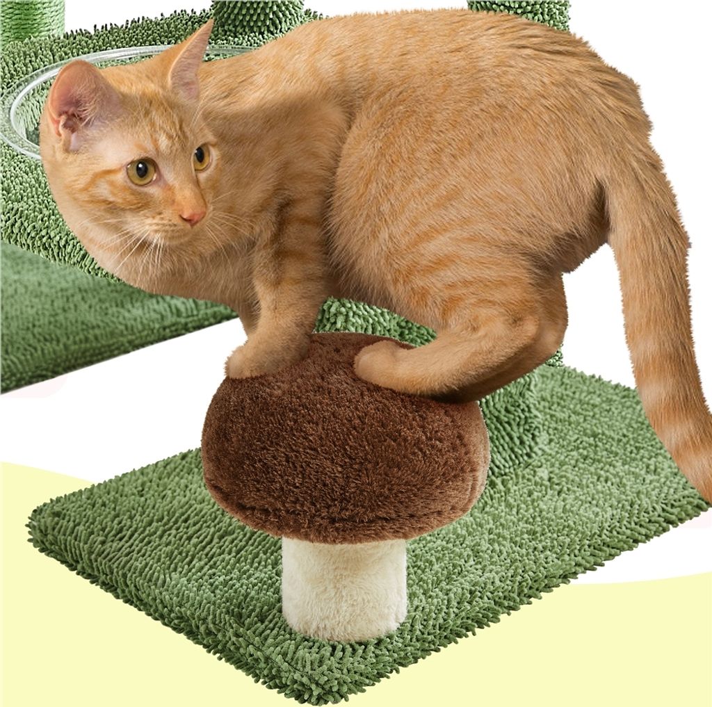 Yaheetech Kaktus Kratzbaum XXL deckenhoch, Stilvoller Produktbild 9