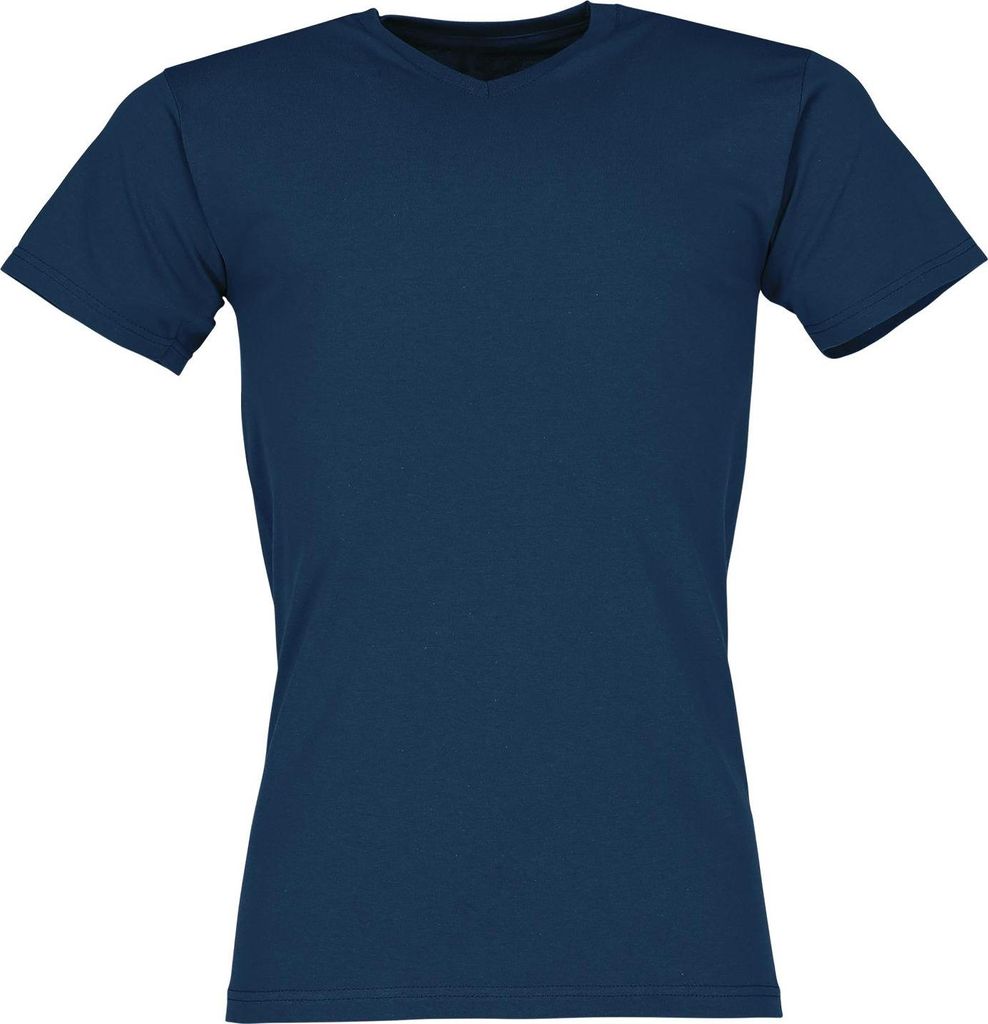 Fruit of the Loom Valueweight V-Neck T Farbe: navy Größe: 5XL