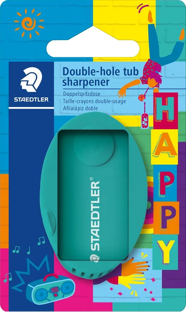 Set 8 Temperamatite STAEDTLER 512 PS2 Happy Line - Doppia Precisione