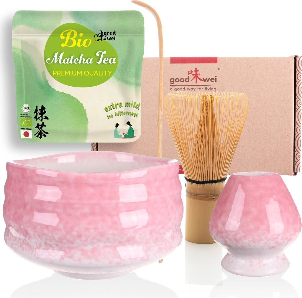 Matcha Set "Sakura" s 30 g prémiovej organickej matchy Obrázok produktu 