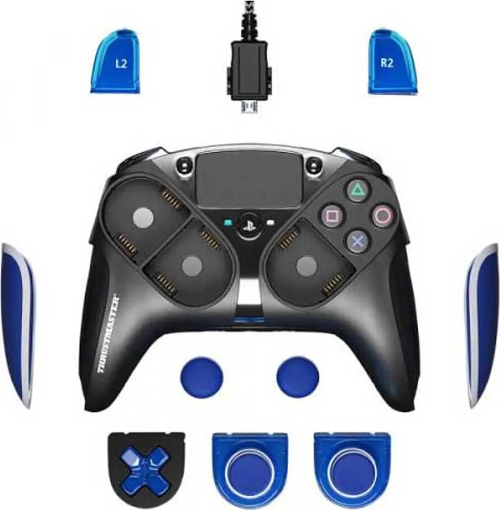 Customiser Manette ESWAP X Pro avec le Pack LED Blue Crystal Thrustmaster