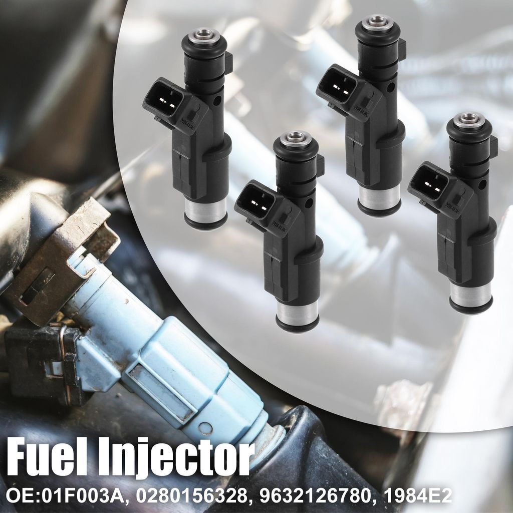 4pcs 01F003A Injecteur pour Peugeot 206 206cc 307 406 607 Image du produit 
