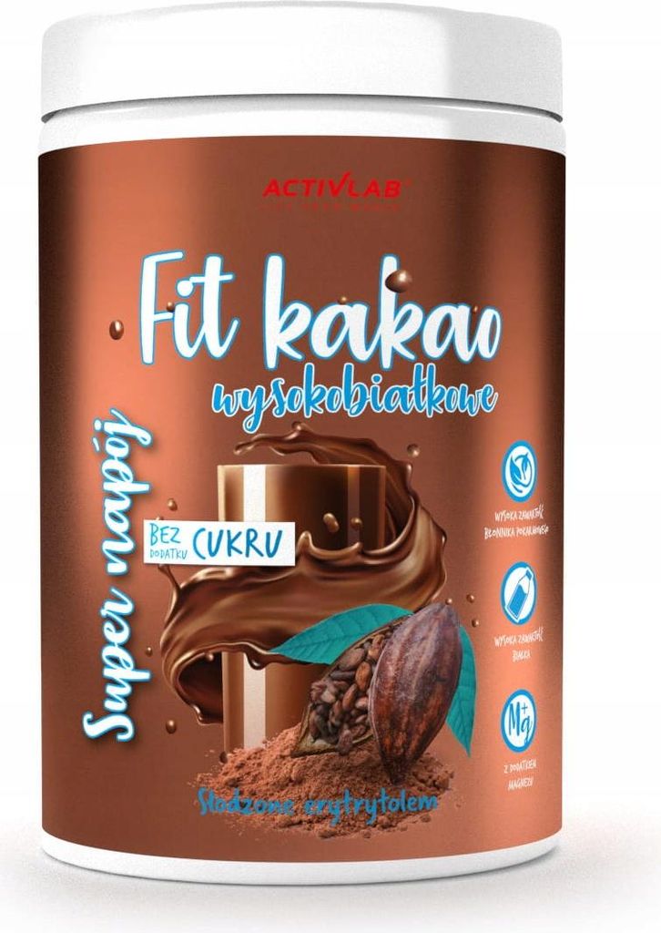 ActivLab Fit Kakao wysokobiałkowe bez cukru, 500 g Zdjęcie produktu 