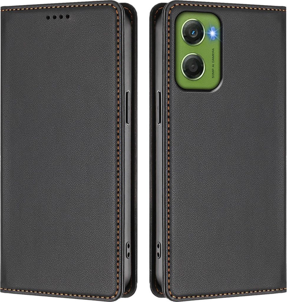 Handyhülle für Motorola Moto G06, Kunstleder Klapphülle Produktbild 