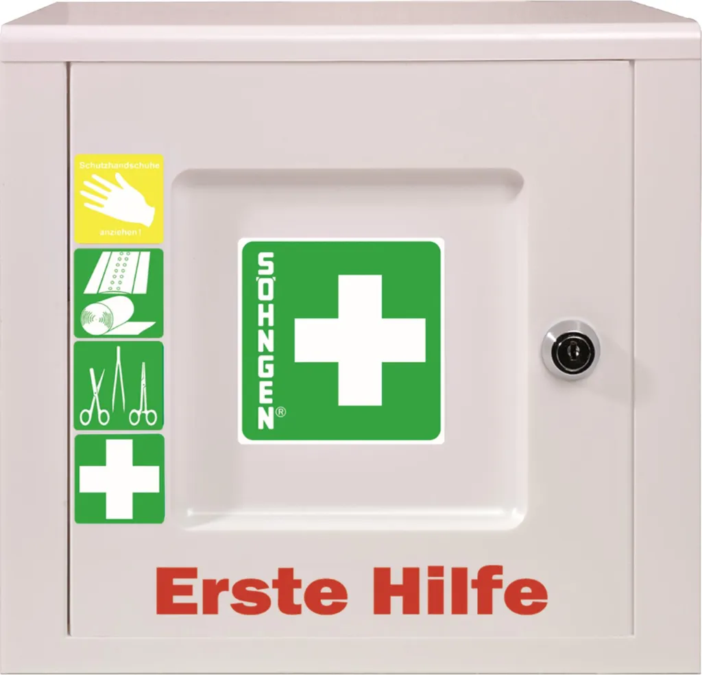 SÖHNGEN 5001024 Picollo - Armadietto Pronto Soccorso Robusto Bianco
