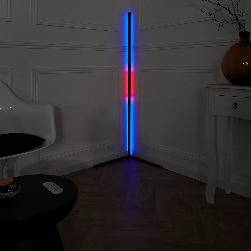 Lampe Tube LED Angle 140cm : Éclairage Linéaire Design pour Intérieur