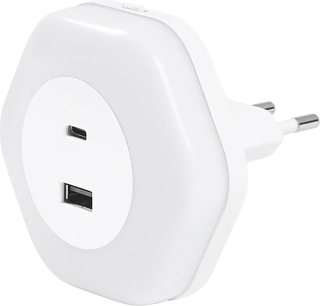 Design Esagonale e Luce Calda: LEDVANCE Lunetta Hexagon USB A&C