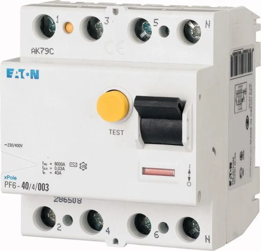 Eaton PF6-25/4/003 Differenziale 4 Poli 25A 30mA - Offerta Speciale