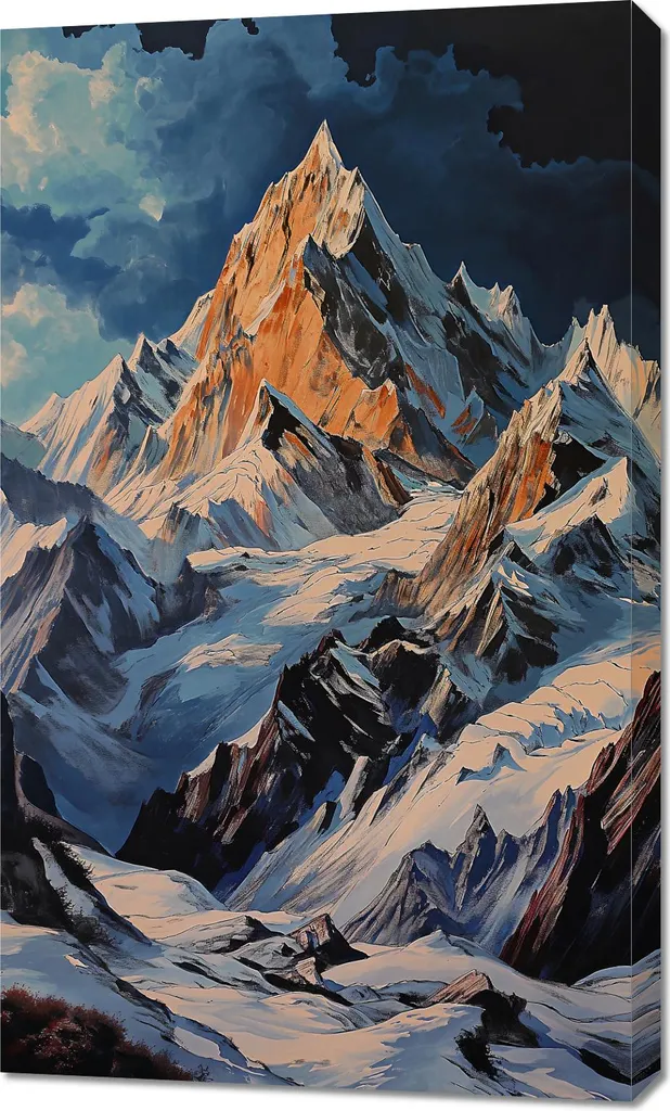 Habiller un Mur Vide avec l'Image Colline Majesté Instant 60x100