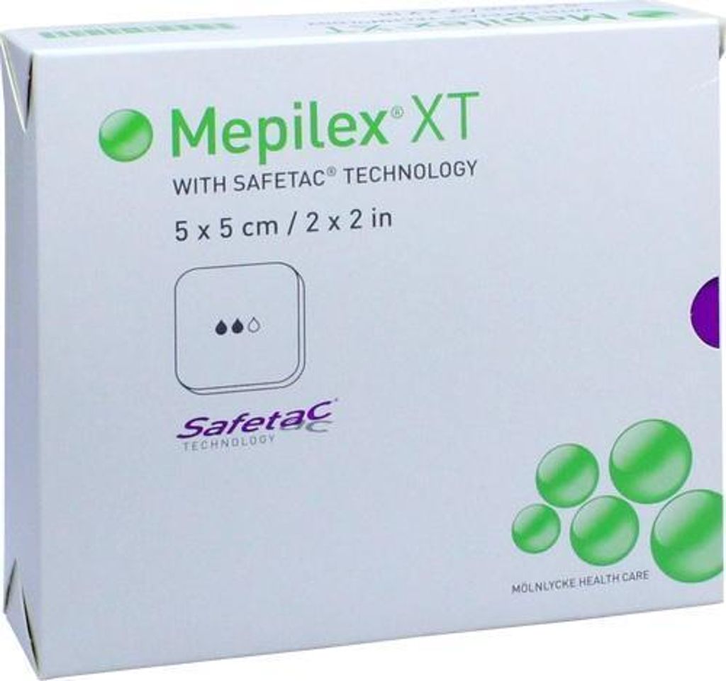 Mepilex XT 5x5 cm medicazione in schiuma 5 pz Immagine del prodotto 