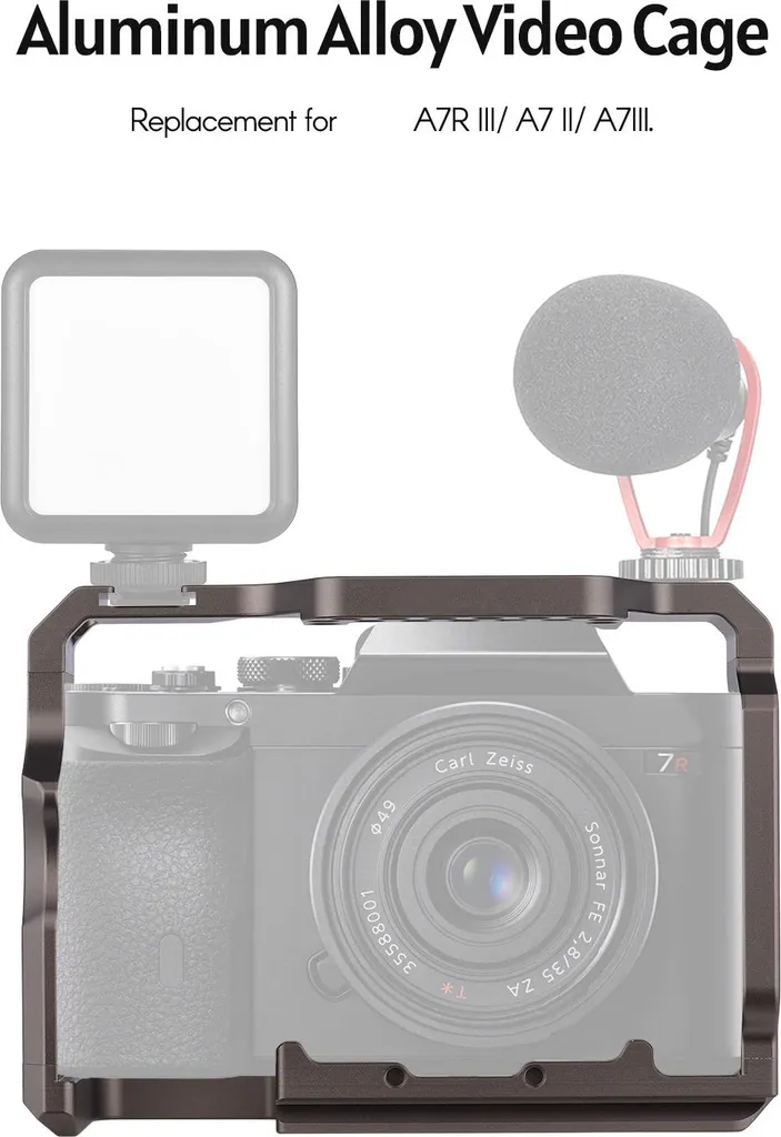 Châssis de protection pour Sony A7III et A7R III en métal haute qualité