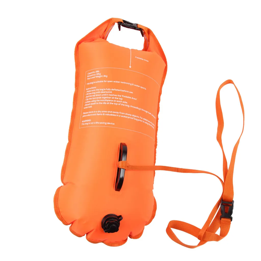 Bouée de sécurité Aropec gonflable avec sangle ajustable de nage