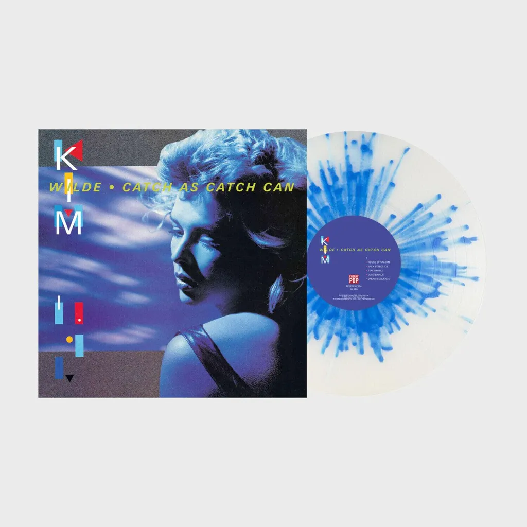 Kim Wilde Catch As Catch Can Vinyle Splatter Clear Blue - Édition Rock