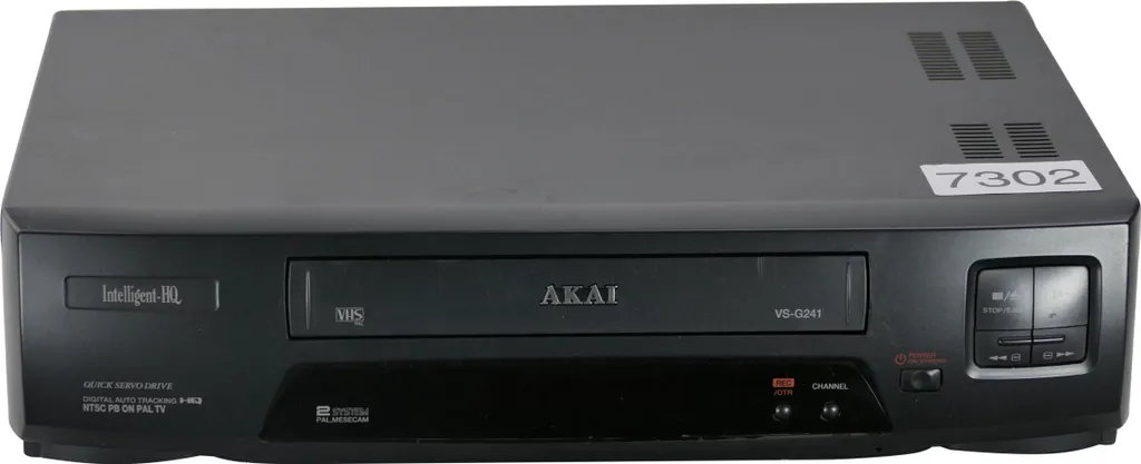 Magnétoscope VHS Akai VS-G241 avec Système 4 Têtes et Image Haute Qualité