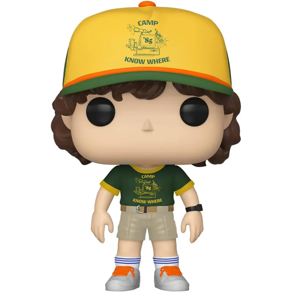 Figurine Pop Stranger Things Dustin Camp Know Where en Vinyle 10cm