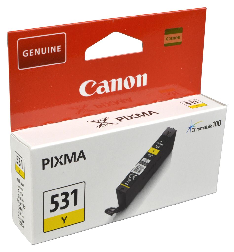 Canon CLI-531 Y, Gelb, 1 Stück(e), 515 Seiten, Produktbild 