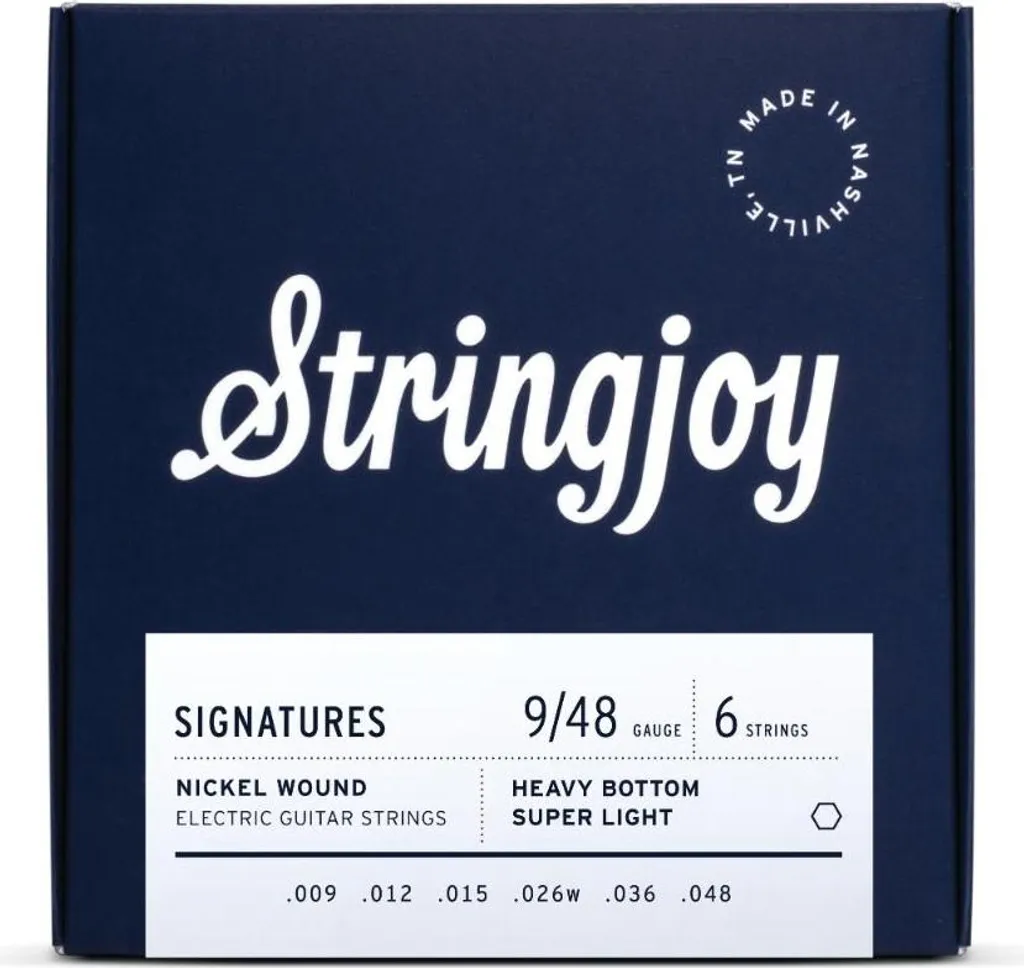 Évitez la casse avec les cordes Stringjoy HVY9 9-48 ultra résistantes