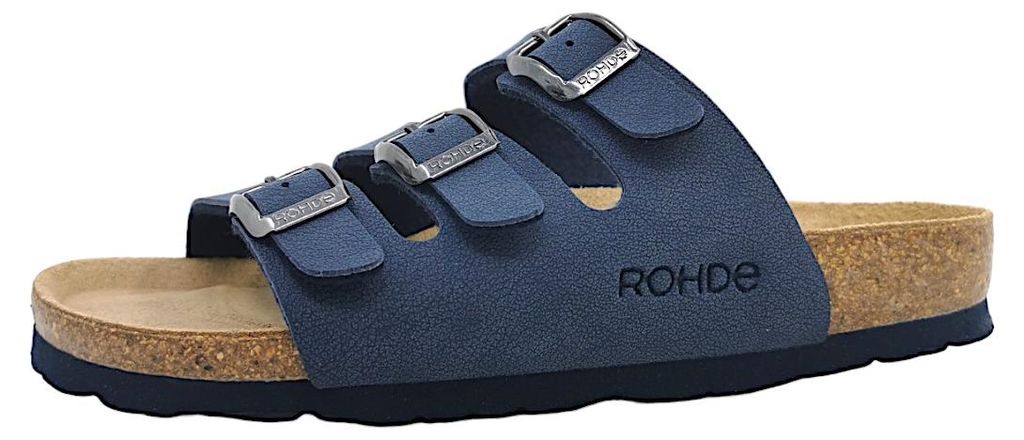 Scarpe da donna Rohde Alba, sandali aperti, colore blu, per Immagine del prodotto 