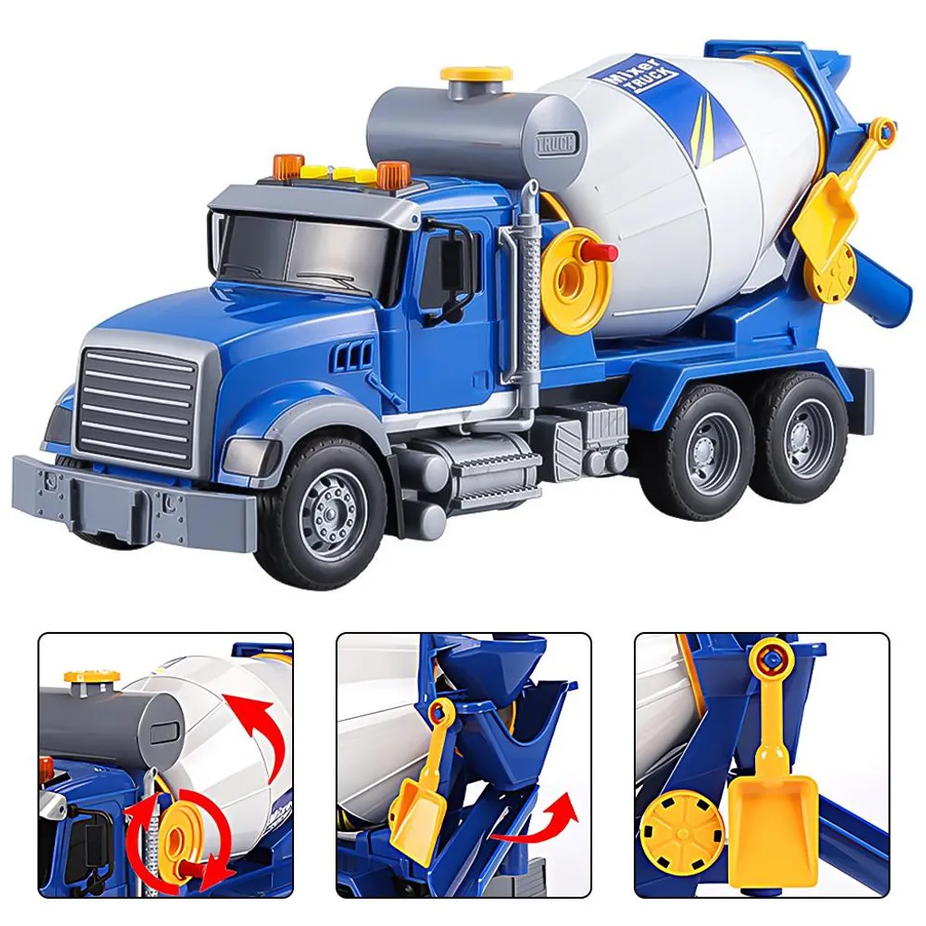 Jouet camion malaxeur pour enfant idéal pour jouer au chantier dedans