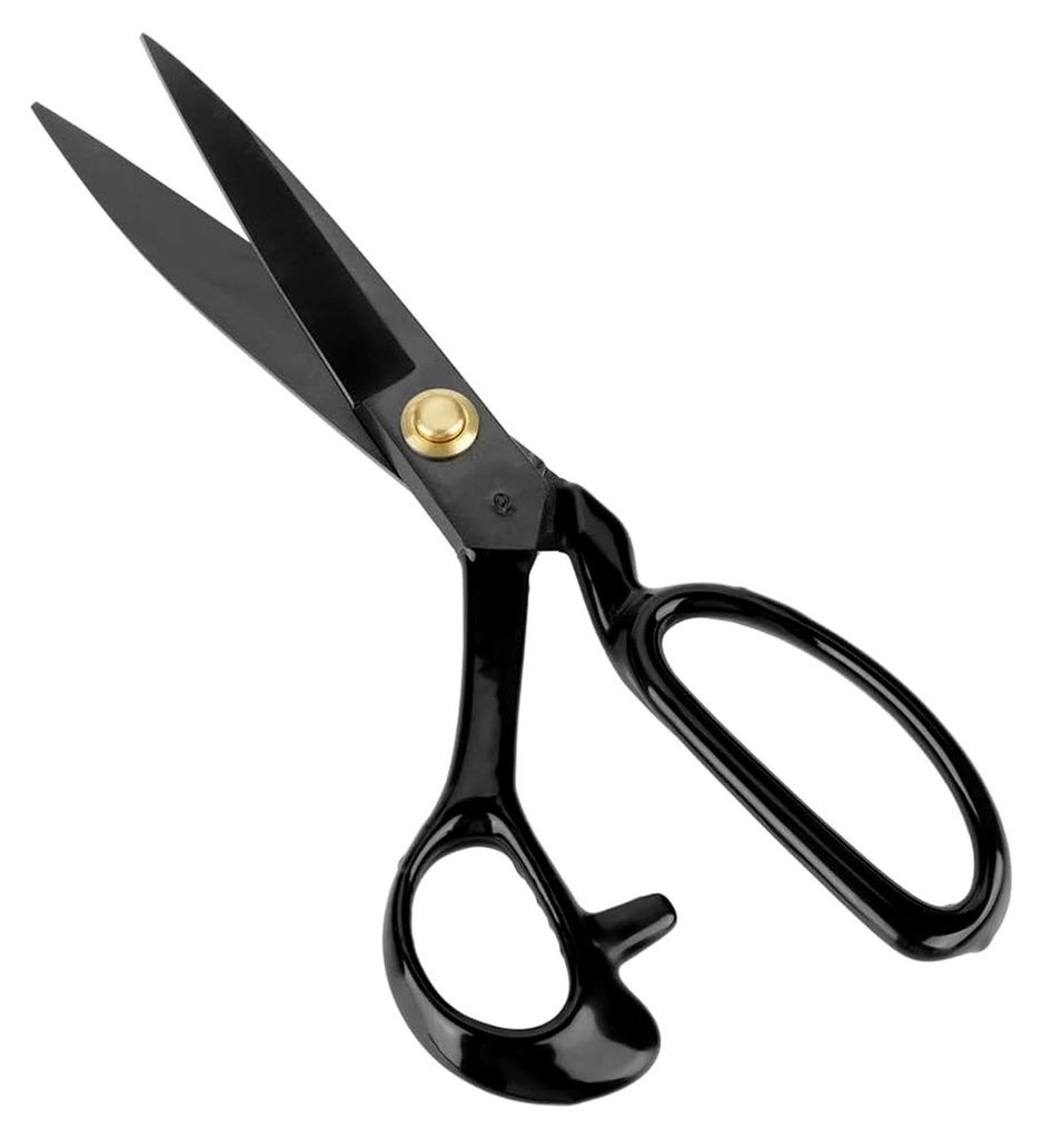 Schneider Schere 9 Zoll aus Kohlenstoffstahl mit TPR Griff für Stoff und Kleidung
