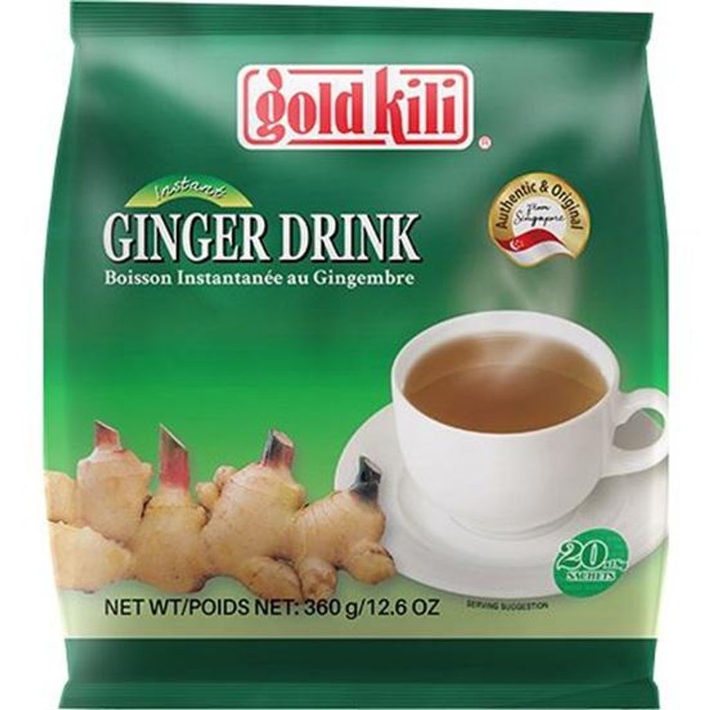 GOLD KILI - Instant Honig Ingwer Getränk, (20 X 18 GR) Produktbild 