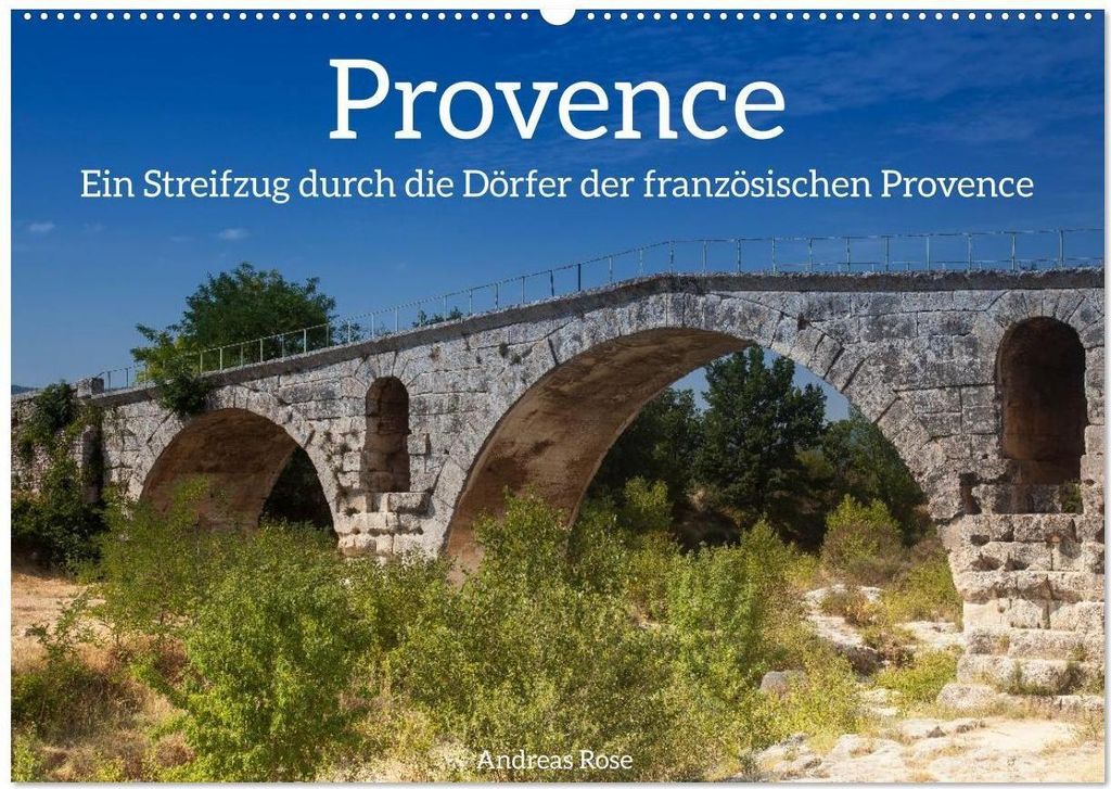 Frankreich. Ein Streifzug durch die Dörfer der französischen Provence (Wandkalender 2026 DIN A2 quer), CALVENDO Monatskalender