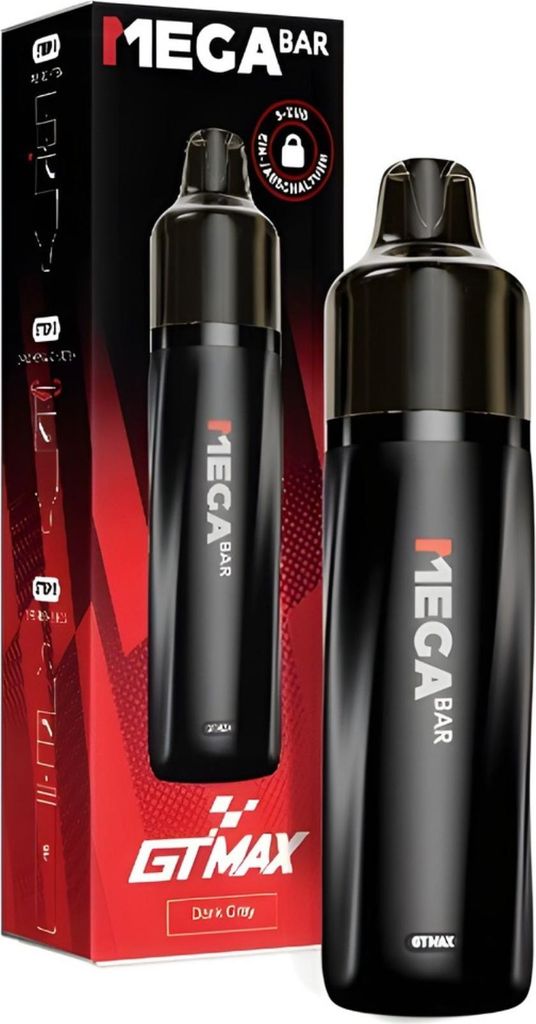 MegaBar GT MAX Mod Dark Gray – Batteria per pod da 1400 mAh Immagine del prodotto 