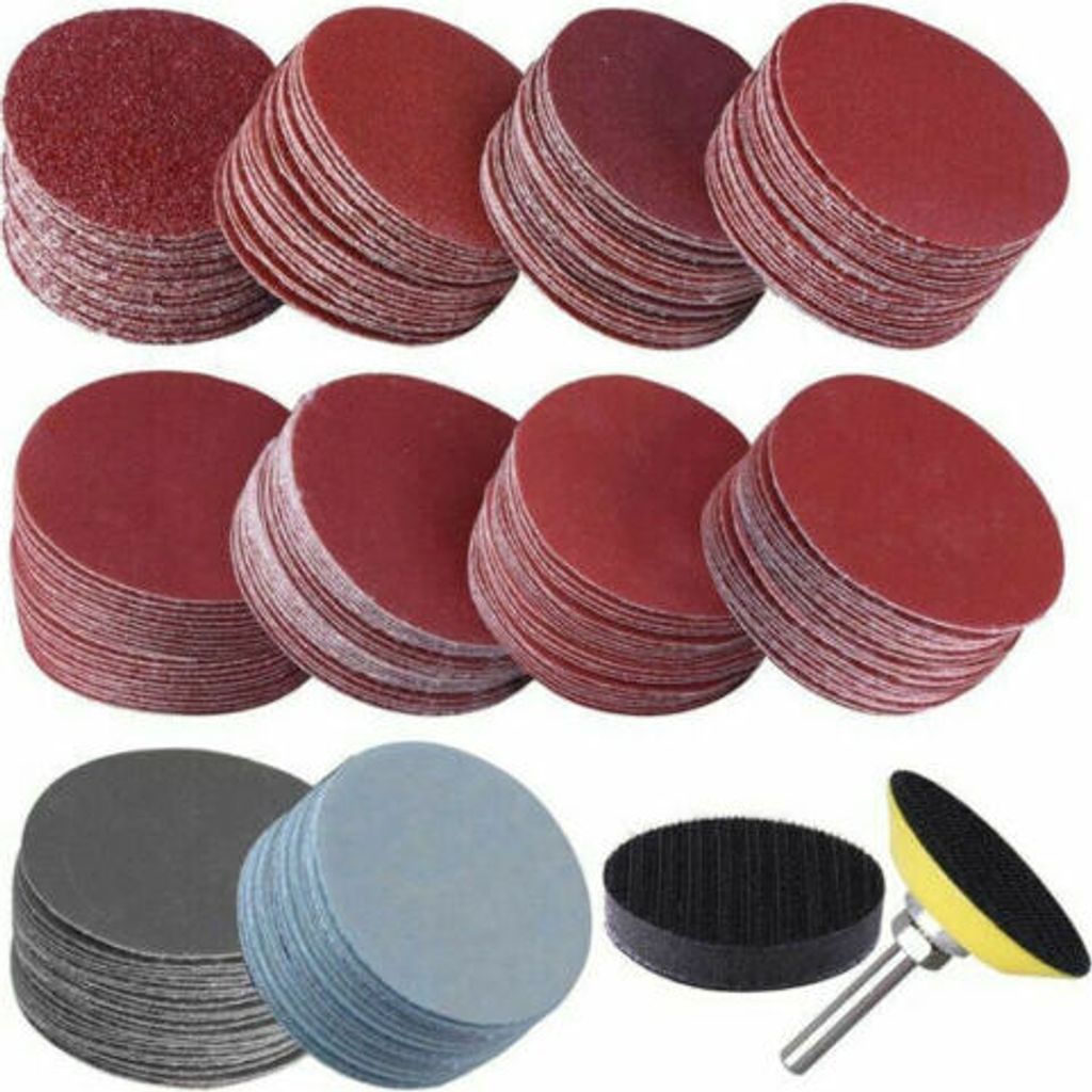 200X kulaté brusné kotouče na suchý zip 50 mm brusný papír Obrázek produktu 