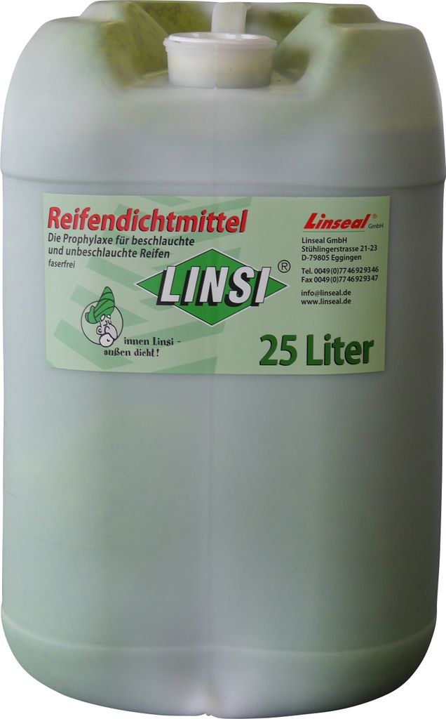Reifendichtmittel Reifenpannschutz Reifen-Dichtmittel Linseal Linsi 25 l