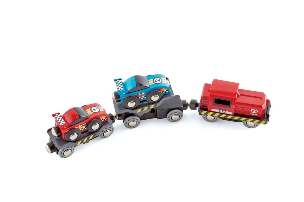 Hape RACE CAR TRANSPORTER, Vlak, 3 rok / roky, Drevo, Obrázok produktu 