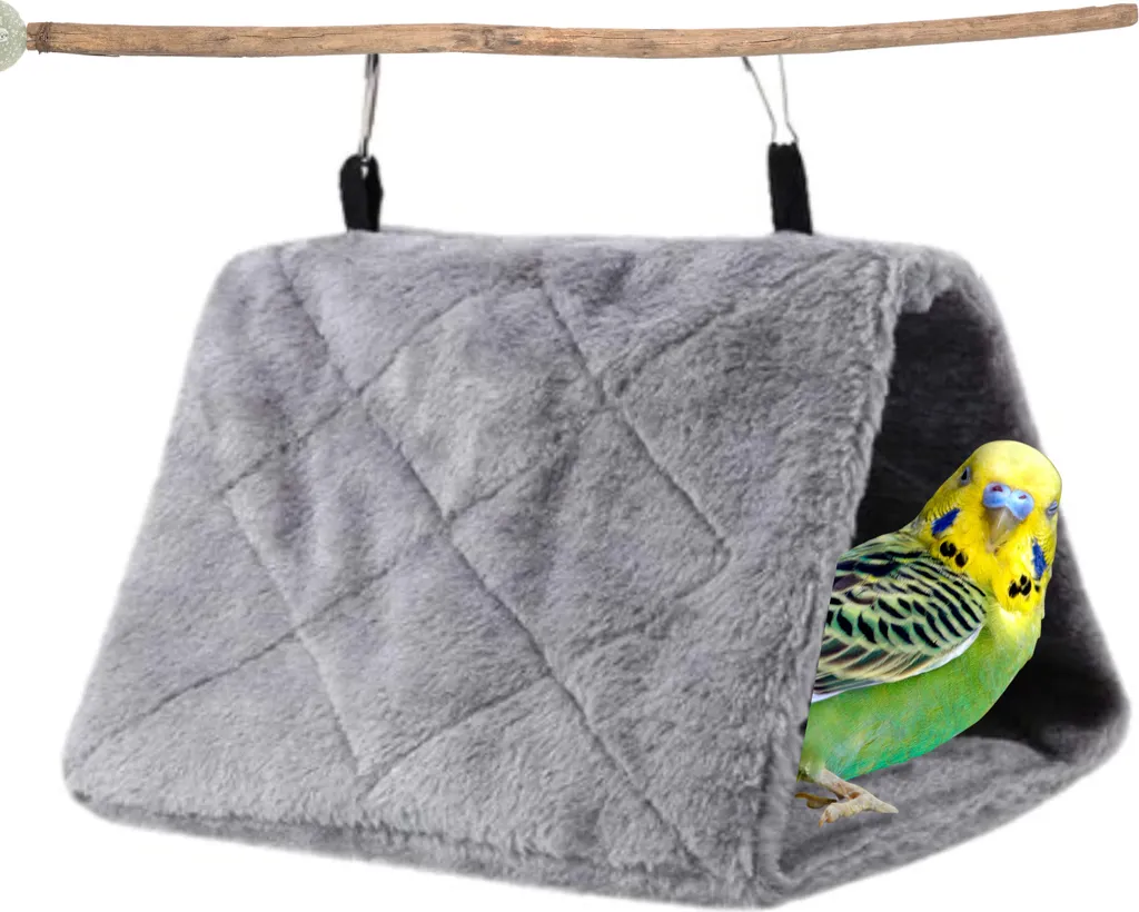 Grotta per Pappagalli TENDA S Porto Sicuro 17x13 cm - Calore e Amore