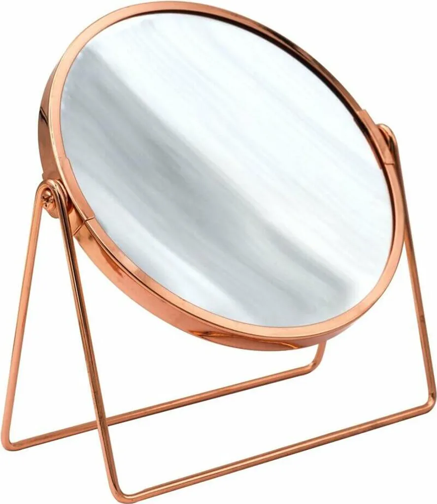 Specchio da Tavolo SUMMER Oro Rosa | Specchio Trucco Ingranditore Design