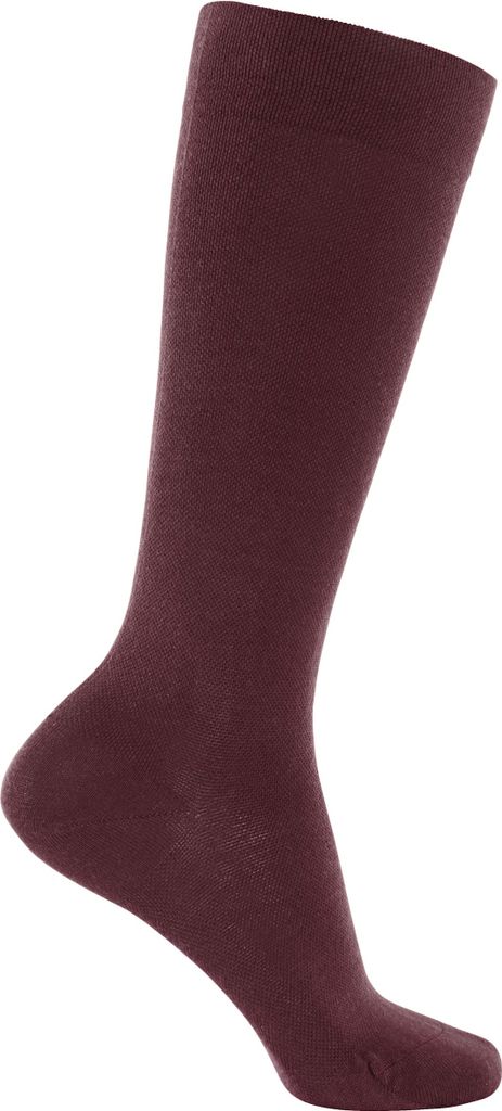 2 PAAR REISESTRÜMPFE STÜTZSTRÜMPFE KOMPRESSIONSSTRÜMPFE Gr. 35/38 bordeaux