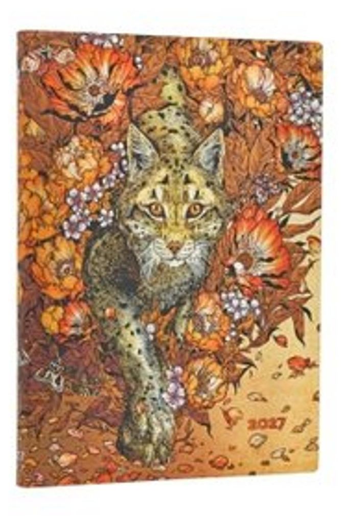 12-Monatskalender 2027 Aufsteigender Luchs Midi Horizontal Produktbild 