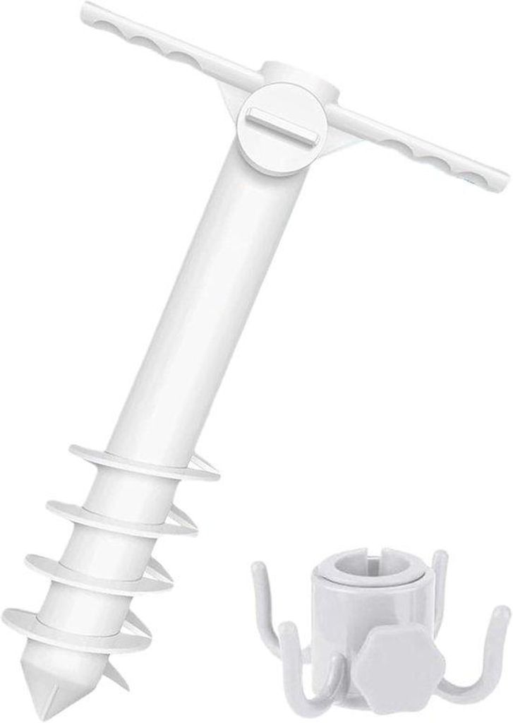 Parasolhalter für Strand - Starker Gewichtsträger - Außenartikel für Terrasse, Sonne, Picknick, Angeln, Schwimmbad und Sport.