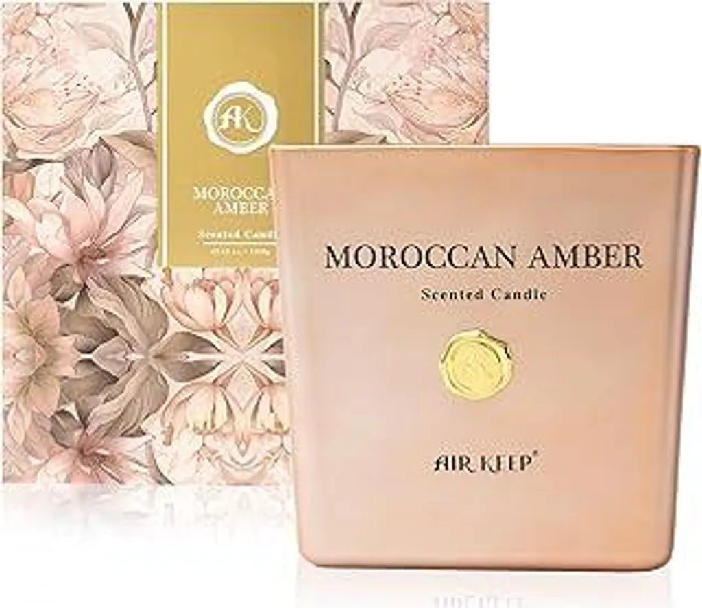 Airkeep Candela Profumata Extra Large 1300g Moroccan Amber | 320 Ore - 1