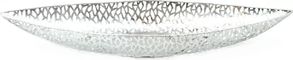 Décoration de buffet grand format coupe argentée Purley métal 79cm