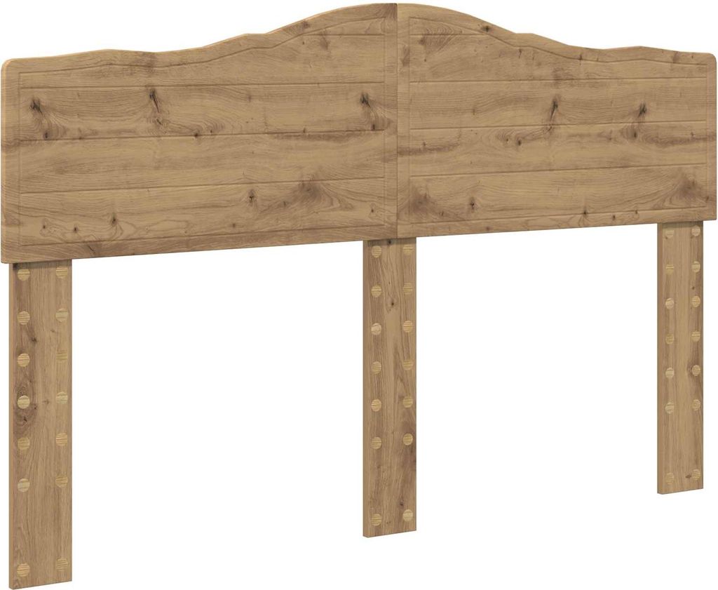 vidaXL Kopfteil Artisan-Eiche Holzwerkstoff