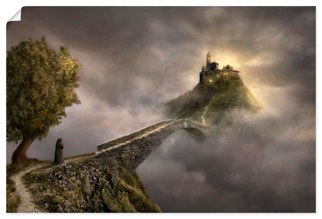 ARTland Poster Über den Wolken Größe: 120x80 cm