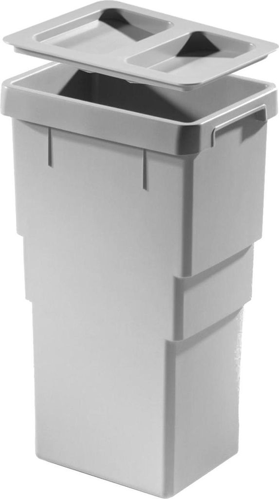 Hailo Seau intérieur 1107229 avec couvercle gris clair 13 L Image du produit 