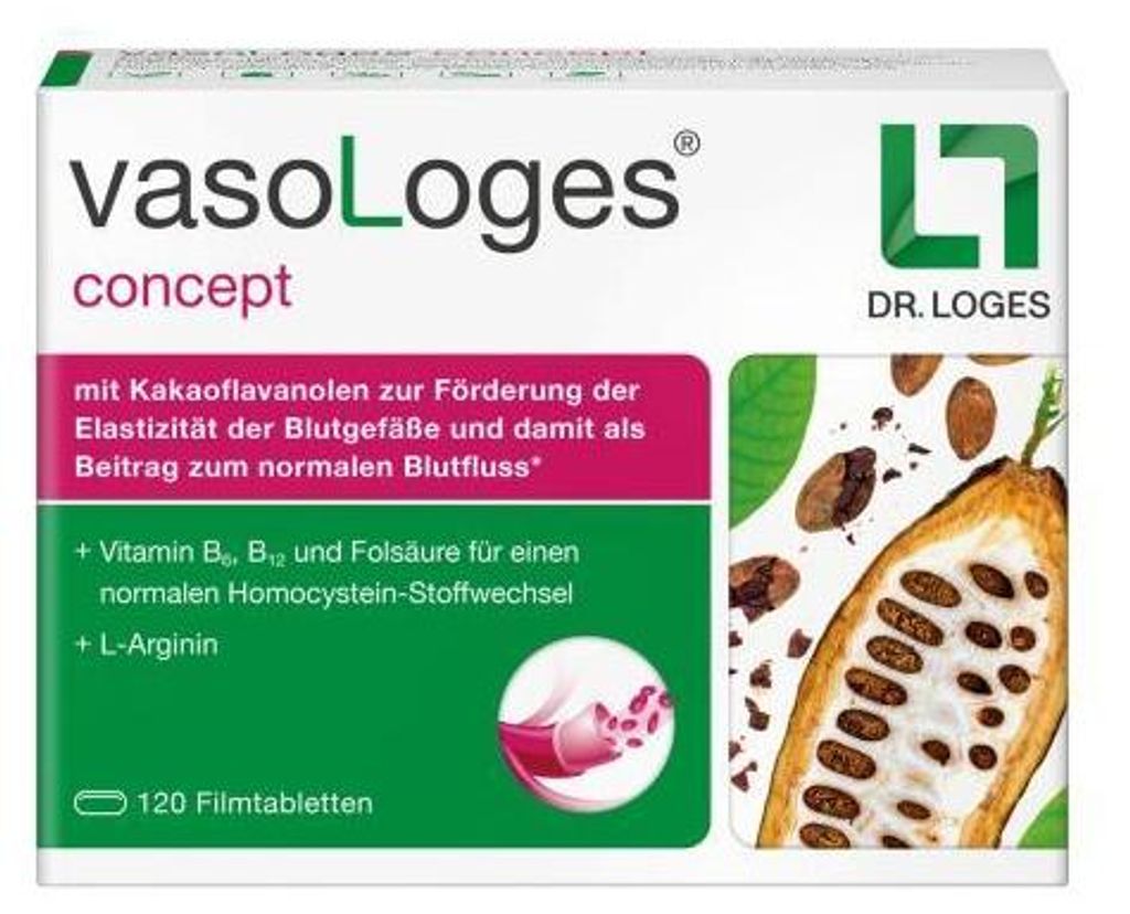 Vasologes concept Filmtabletten 120 St Produktbild 
