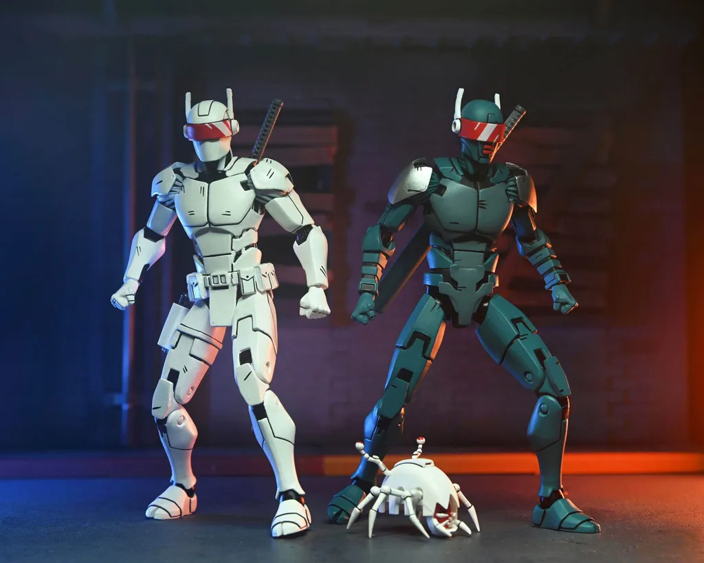Figurines Synja Robots TMNT Last Ronin pour Diorama et Collection 18cm