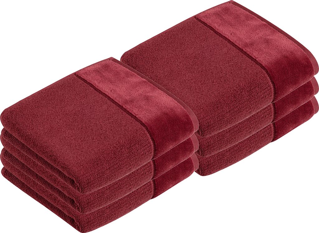 6er Pack Handtuch Pure von der Marke Vossen 60 x 110 cm