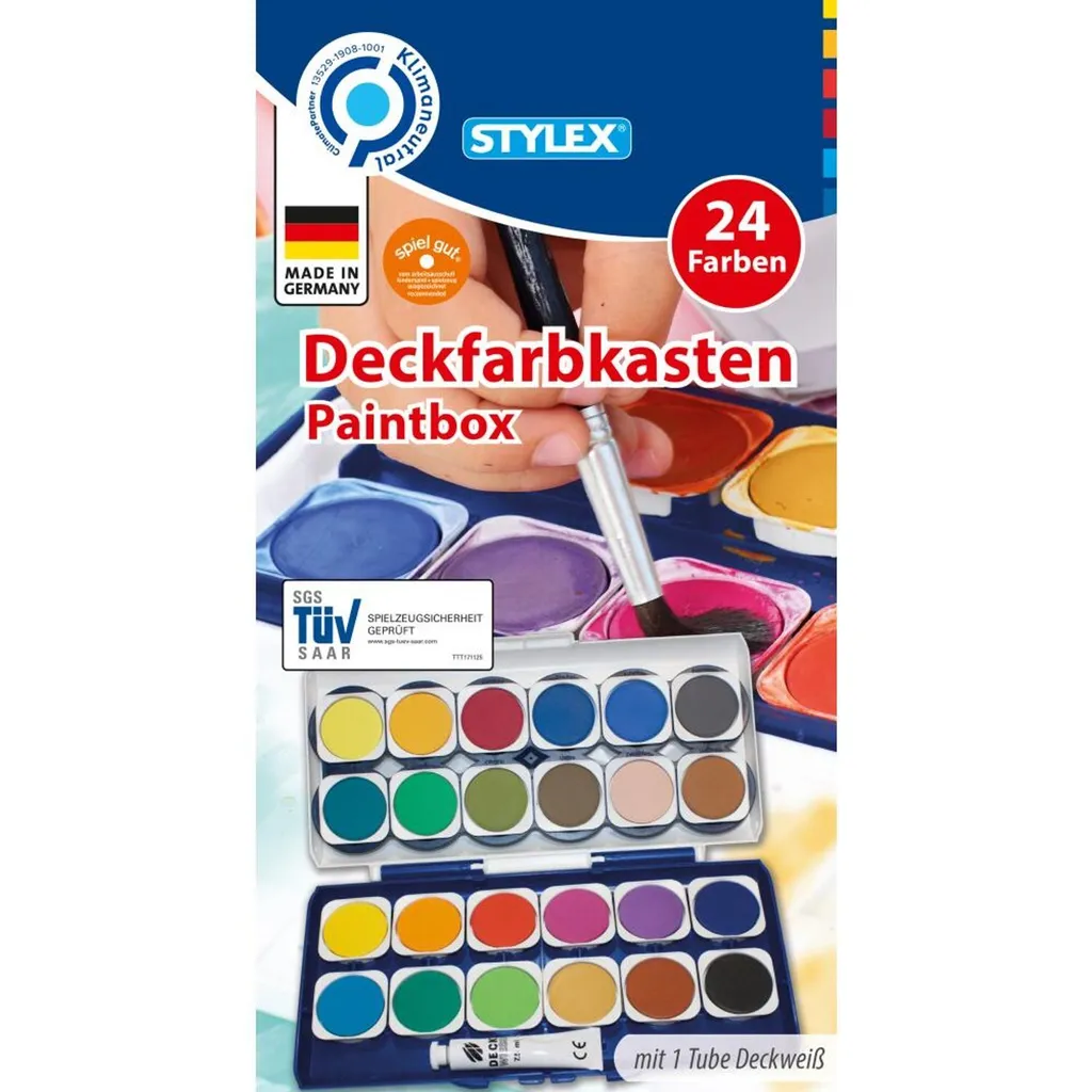 Peinture Gouache Opaque Stylex : Finies les Traces avec ces 24 Tubes École