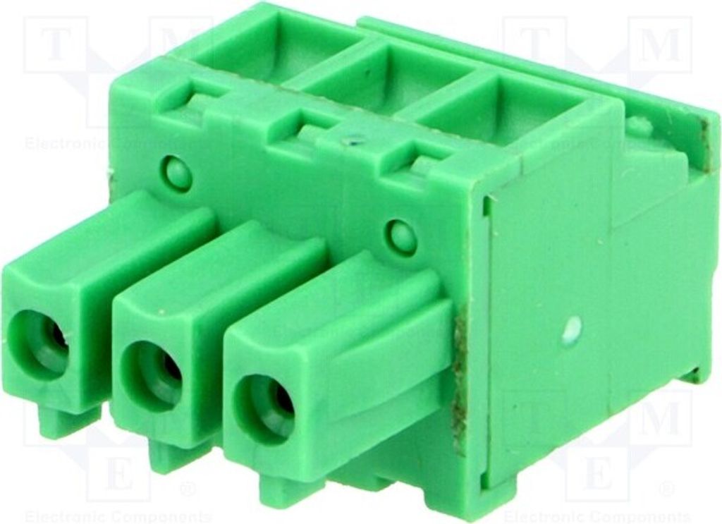 5x Klemmleiste abschaltbar Stecker gewinkelt Wege: 3 3,81mm 1mm2 EB5A-03-B Trennbare