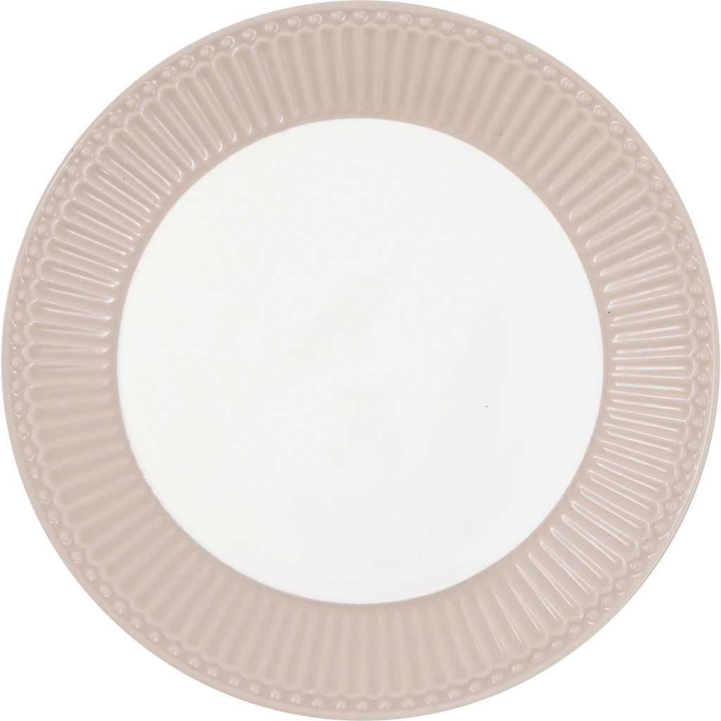 Assiette à dessert Alice Creamy Fudge en porcelaine Image du produit 