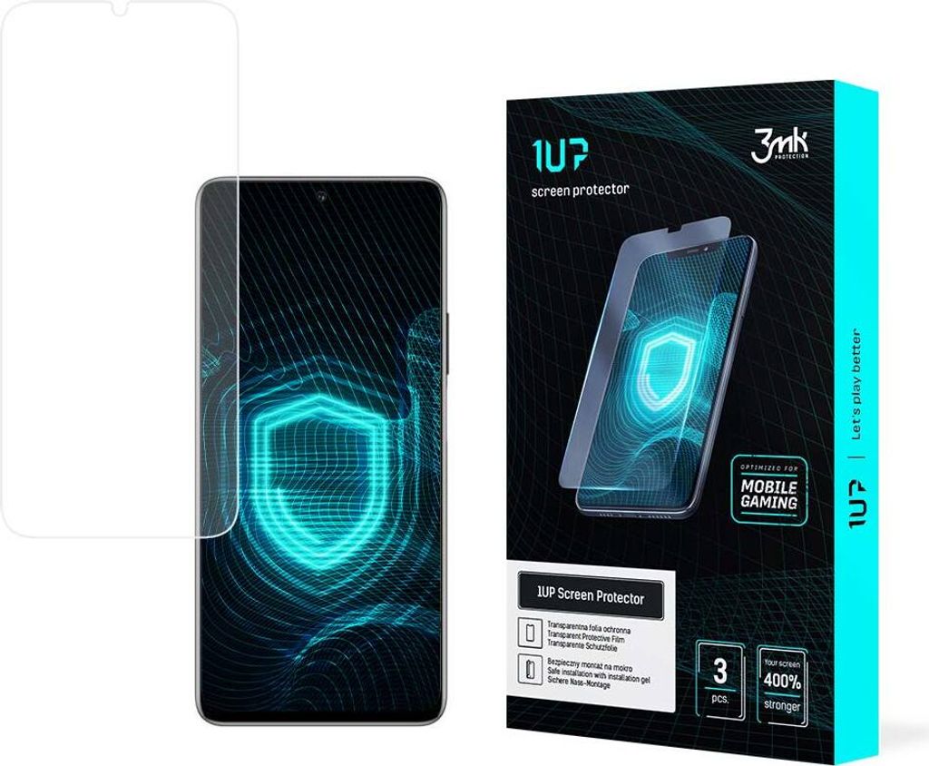 3mk Display Schutzfolie 1UP für Honor X9 5G transparent Gaming (3 Stück)
