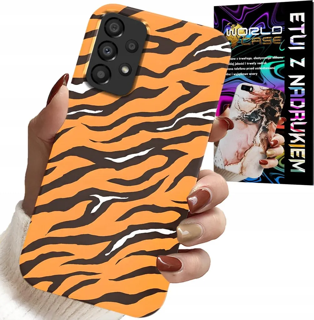 Cover Samsung A53 5G Tiger Design + Vetro | Look Animalier 2026