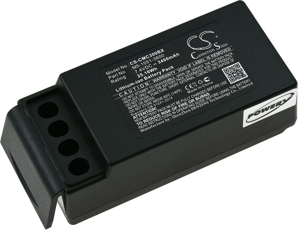 Powerakku kompatibel mit Cavotec Typ M5-1051-3600 Produktbild 